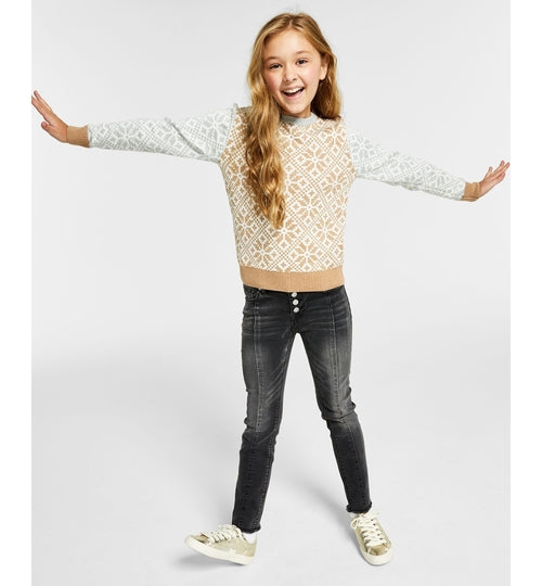 Charter Club Toddler Girls Fair Isle Family Sweater