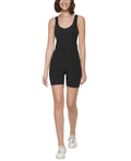 Calvin Klein Performance Womens Strappy Short Bodysuit