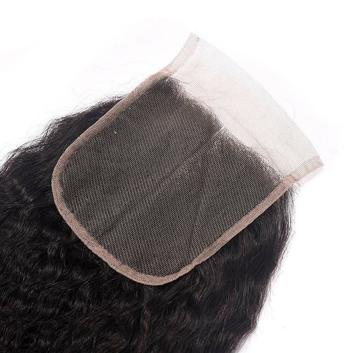 BeuMax 10A Grade 3/4 Afro Kinky Curly Bundles with 4x4 Closure