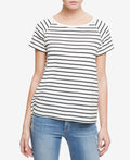 Sanctuary Leelee Striped Lace Up Top