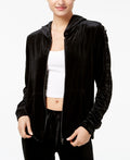 Active Juniors' Hooded Velour Jacket