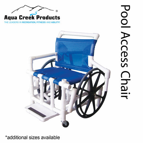 Aqua Creek Products F-520SPM 18 in. Wide Mesh Seat Pool Access Chair