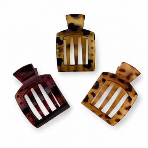 Everyday Flat Hair Claw Clip Set of 3 – Large Hold