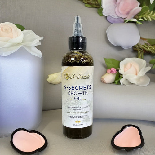 S-Secrets Scalp Stimulator Hair Growth Oil 2oz - Herbal Biotin &