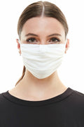 Fabric stretchable elastic head loops washable reusable face cover
