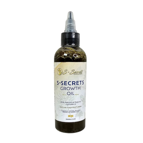 S-Secrets Scalp Stimulator Hair Growth Oil 2oz - Herbal Biotin &