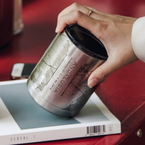 Andalusia - Alabama Map Insulated Cup