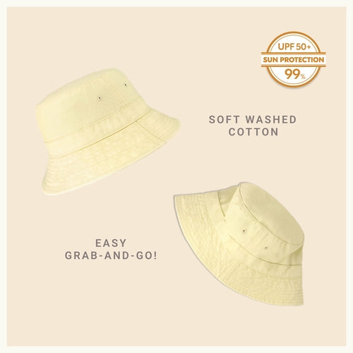 Classic Cotton Bucket Hat for Summer – Lightweight Cotton Sun Hat