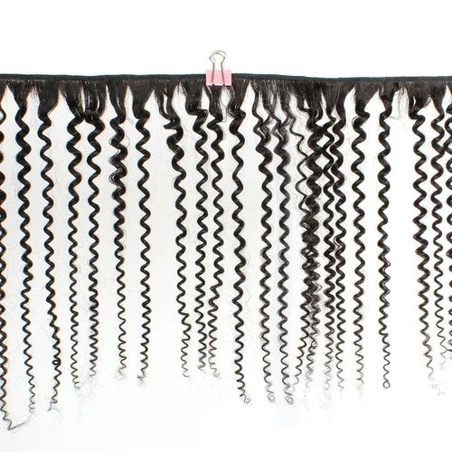 Beumax Double Drawn 12A Grade Afro Kinky Curly BUNDLES with CLOSURES &