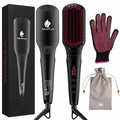 Miropure Enhanced Hair Straightener Brush with Anti-Scald