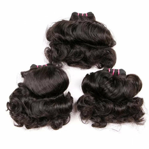 10A Grade 3/4 Magic Curl Fumi Human Hair bundles with 4x4 Closures & 1