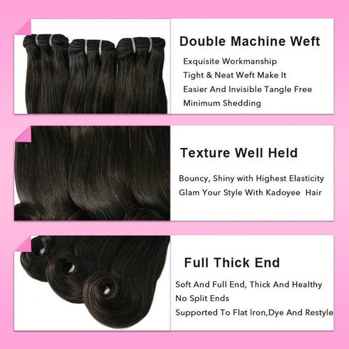 Beumax Double Drawn 12A Grade Straight Curve BUNDLES with CLOSURES &