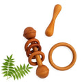 Neem Wood Baby Teether Combo Set