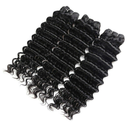 Beumax Double Drawn 12A Grade Deep Wave BUNDLES with CLOSURES &