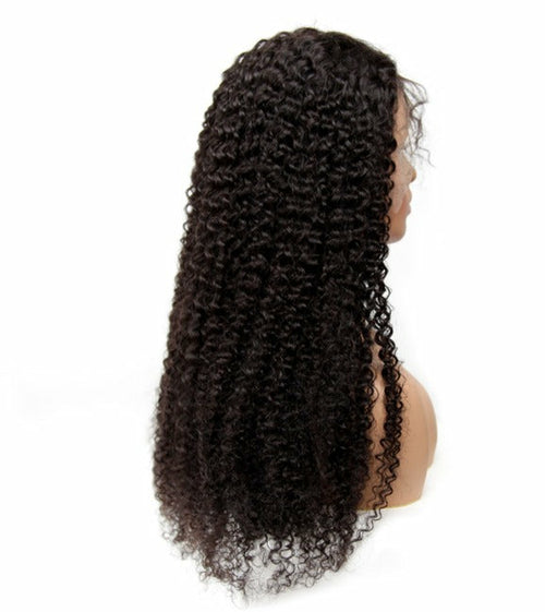 13x1x4 Kinky Curly 13x1x6 T part Lace Transparent Human Hair Wigs 180%