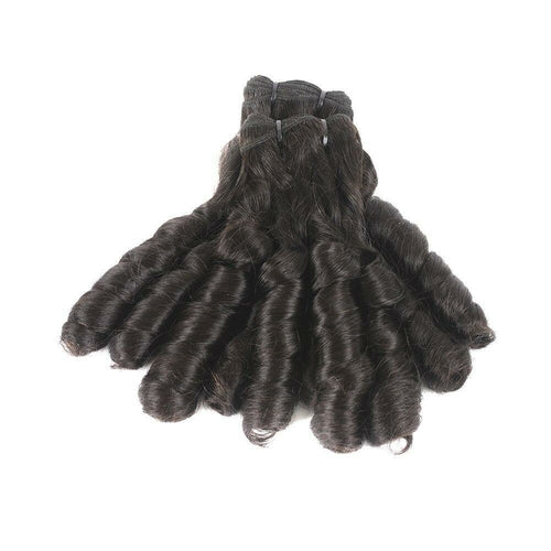 Beumax Double Drawn 12A Grade Spring Curl BUNDLES with CLOSURES &