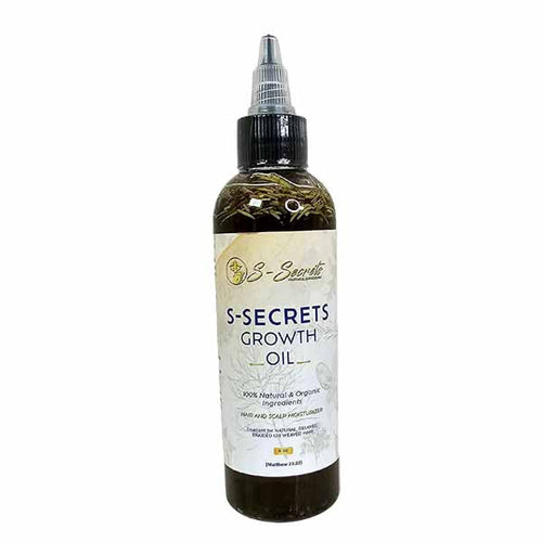 S-Secrets Scalp Stimulator Hair Growth Oil 2oz - Herbal Biotin &