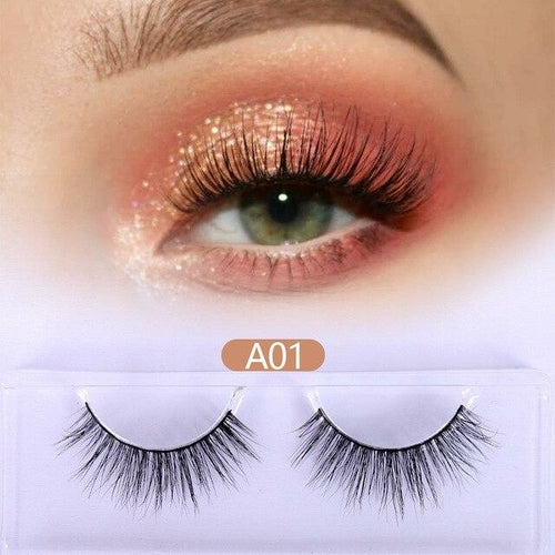 30 Pairs Wholesale No Box Mink Lashes Bulk Natural Hand Made Cruelty