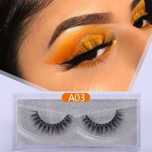 30 Pairs Wholesale No Box Mink Lashes Bulk Natural Hand Made Cruelty