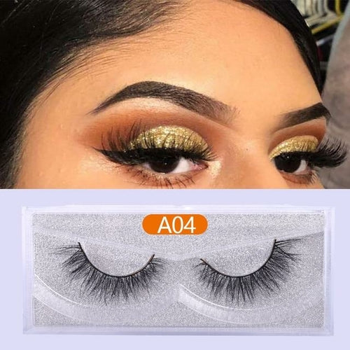 30 Pairs Wholesale No Box Mink Lashes Bulk Natural Hand Made Cruelty