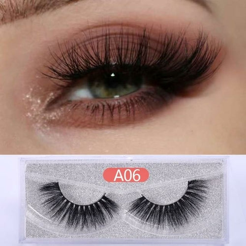 30 Pairs Wholesale No Box Mink Lashes Bulk Natural Hand Made Cruelty