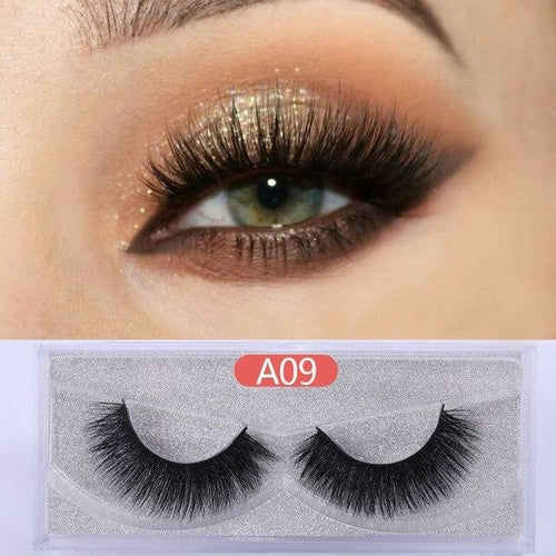30 Pairs Wholesale No Box Mink Lashes Bulk Natural Hand Made Cruelty