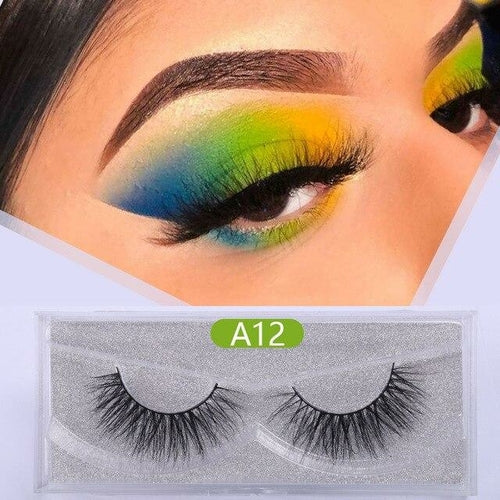 30 Pairs Wholesale No Box Mink Lashes Bulk Natural Hand Made Cruelty
