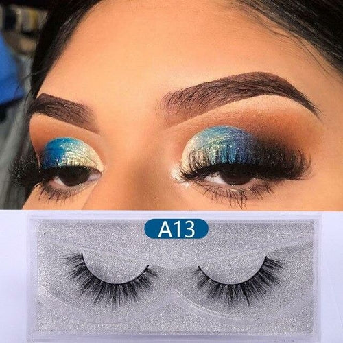 30 Pairs Wholesale No Box Mink Lashes Bulk Natural Hand Made Cruelty