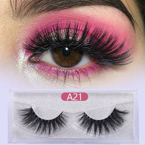 30 Pairs Wholesale No Box Mink Lashes Bulk Natural Hand Made Cruelty