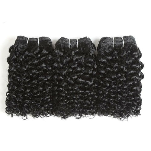 Beumax Double Drawn 12A Grade Jerry Curl BUNDLES with CLOSURES &