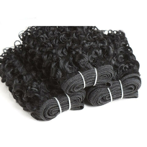 Beumax Double Drawn 12A Grade Jerry Curl BUNDLES with CLOSURES &